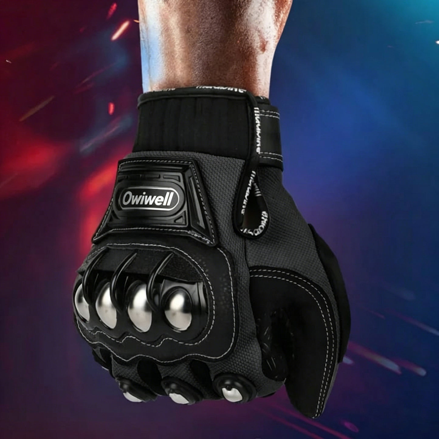 Titanium alloy hard joint-Indestructible Outdoor Self-defense Gloves