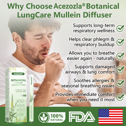 Acezozla® Botanical LungCare Mullein Diffuser