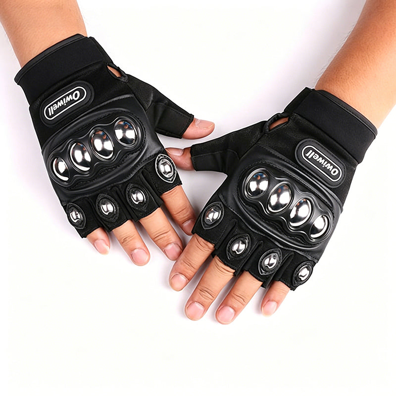 Titanium alloy hard joint-Indestructible Outdoor Self-defense Gloves
