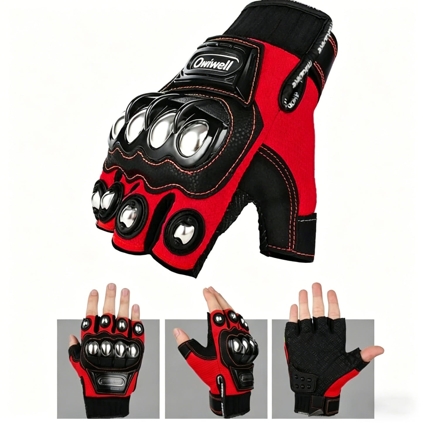 Titanium alloy hard joint-Indestructible Outdoor Self-defense Gloves