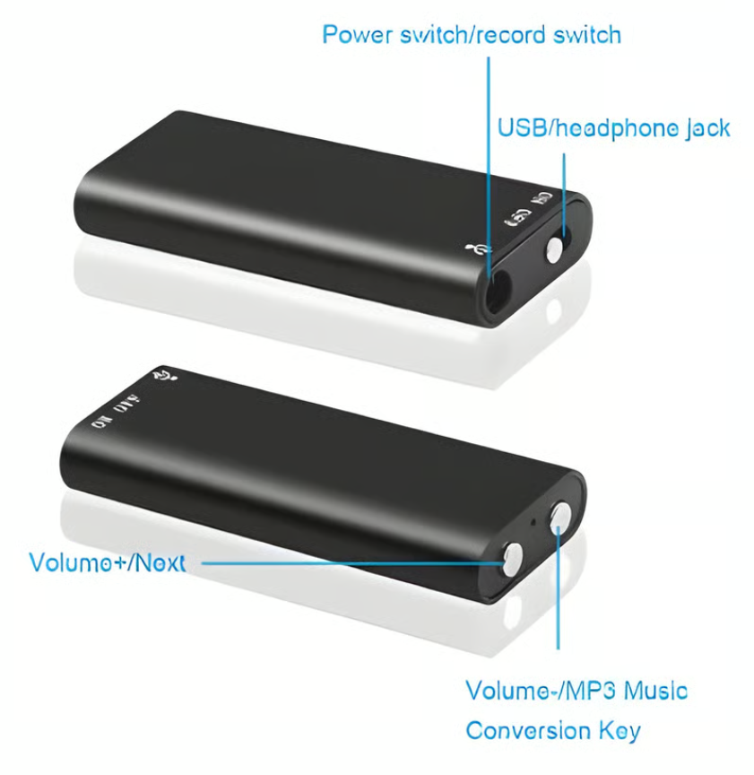 Secret Spy Recorder - Smart Sound Capture, Compact & Easy to Use, Long Battery Life 🔋