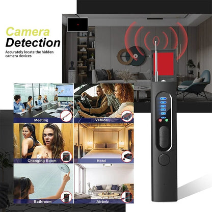 🕵️‍♂️ 50% OFF NOW! ✨Hidden Camera & GPS Detector with 5 Search Modes and LCD Screen for Personal Protection 📡🔒
