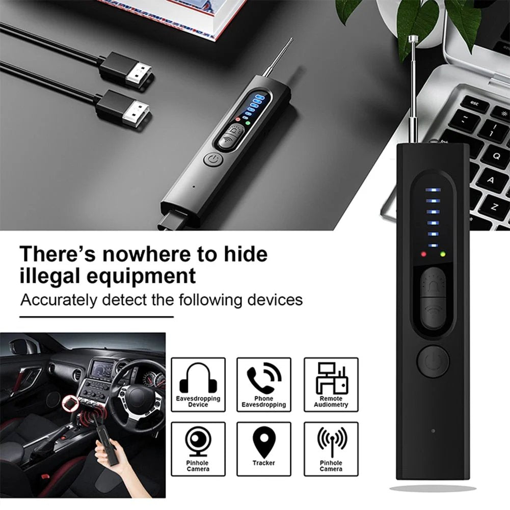 🕵️‍♂️ 50% OFF NOW! ✨Hidden Camera & GPS Detector with 5 Search Modes and LCD Screen for Personal Protection 📡🔒